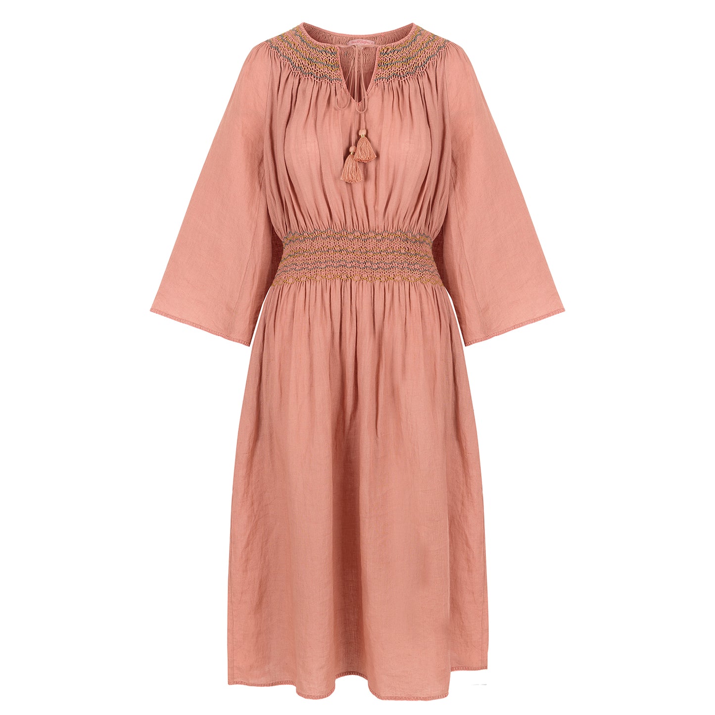 Layla dress in 100% linen.