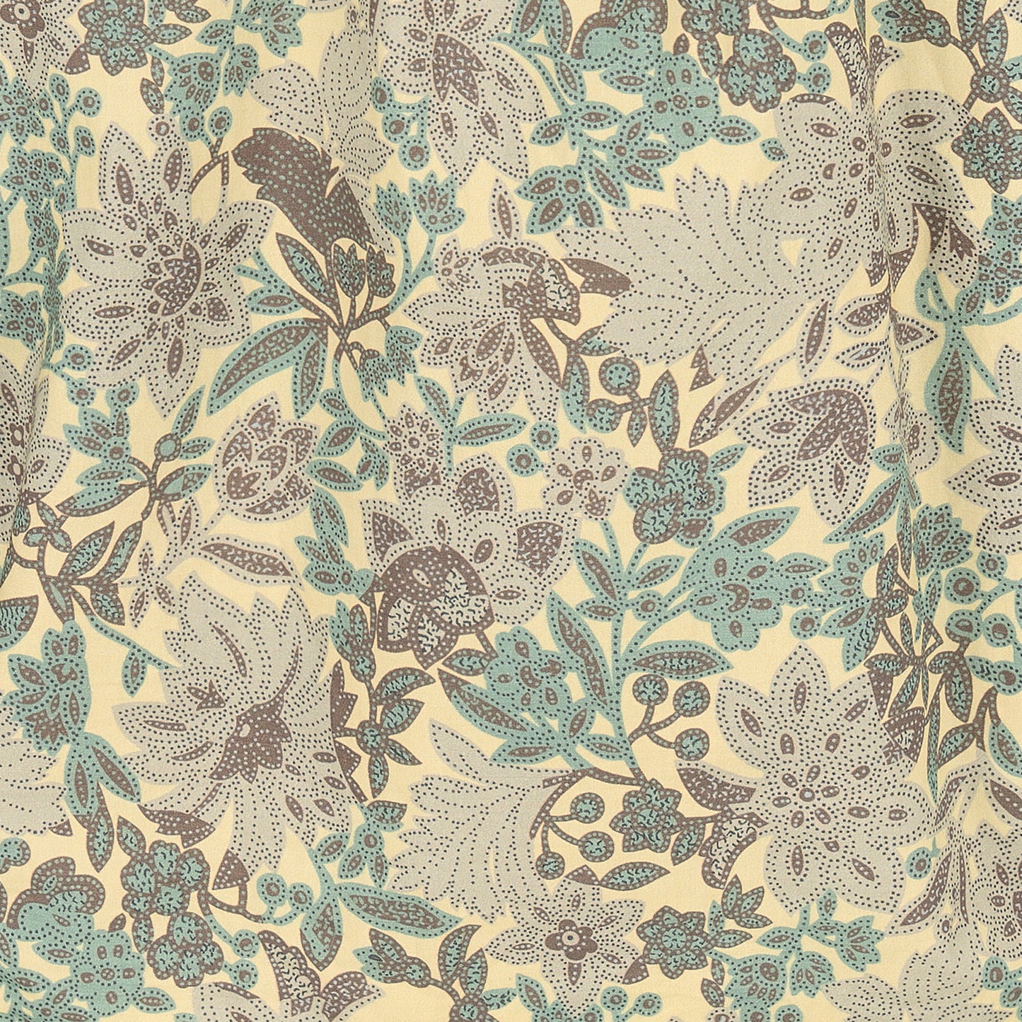 Patti quilted jacket in woodland floral print in soft cotton lawn.