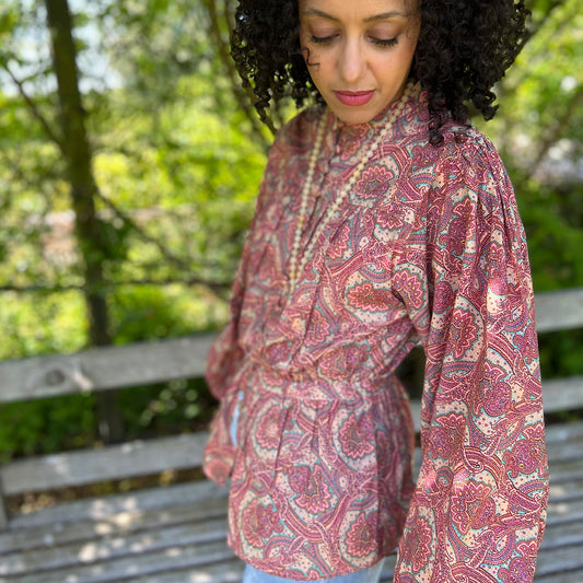 Talitha Shirt in forever entwined print