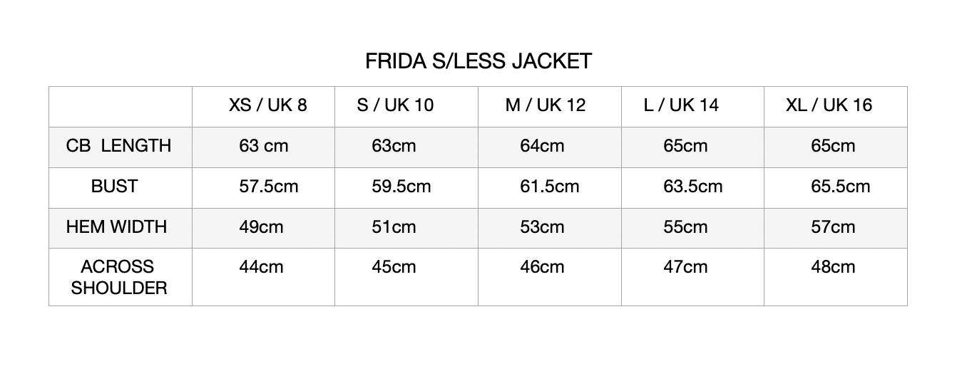 Quilted Frida sleeveless jacket in woodland floral print cotton lawn.