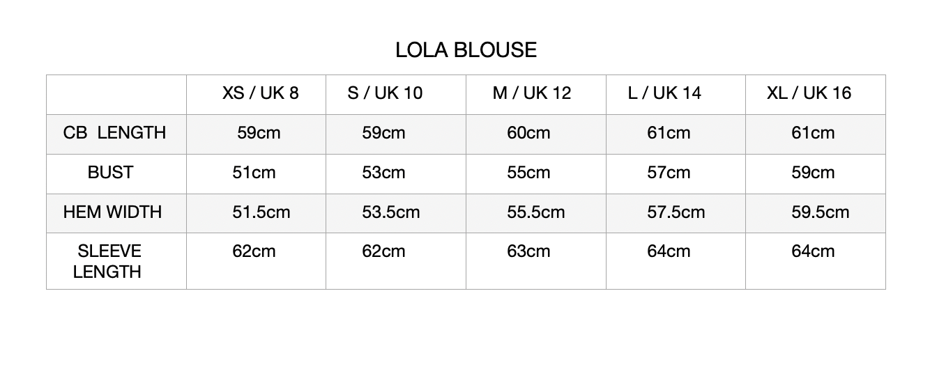 Lola blouse in woodland print cotton lawn