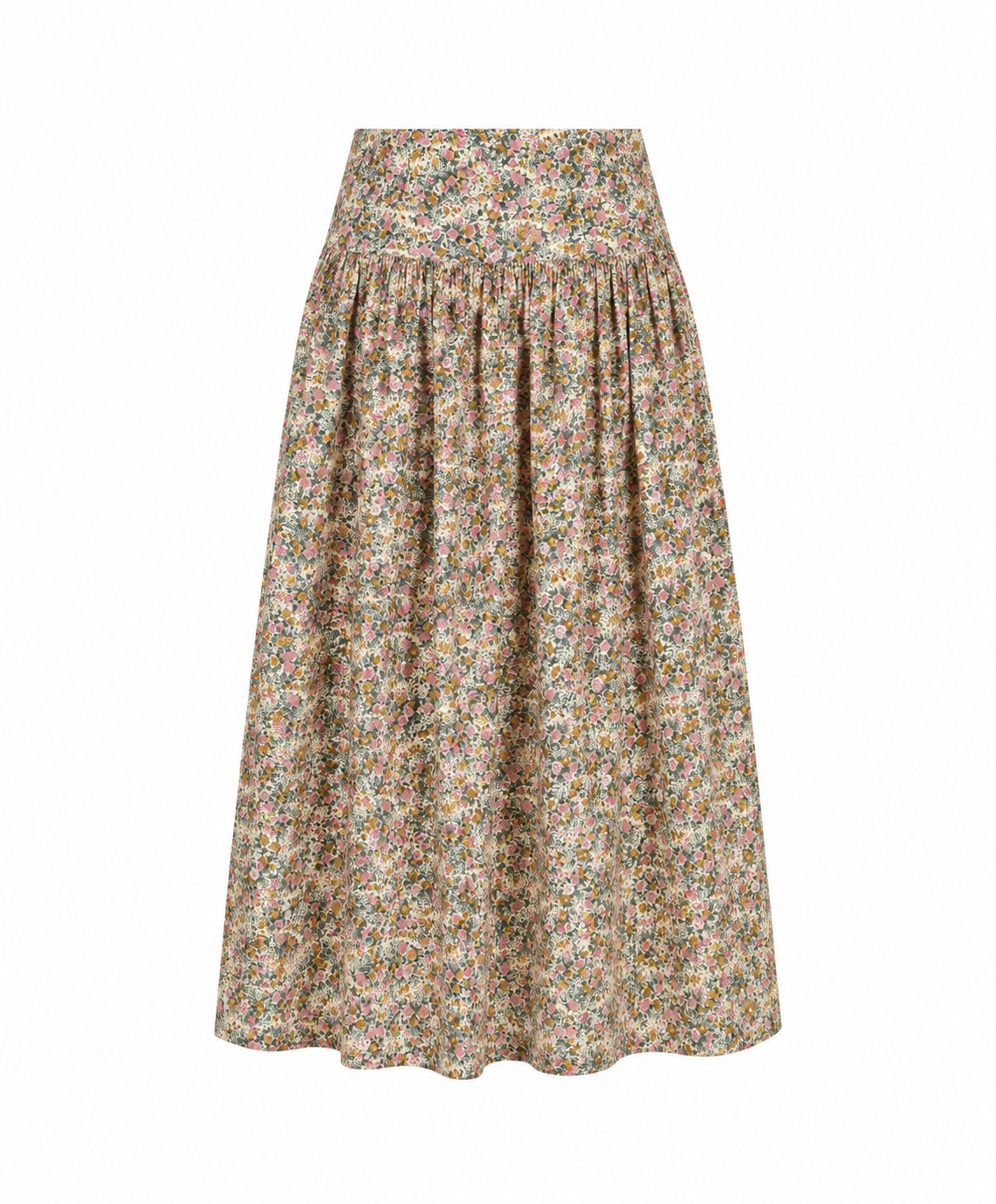Emily skirt in meadow floral super soft cotton lawn