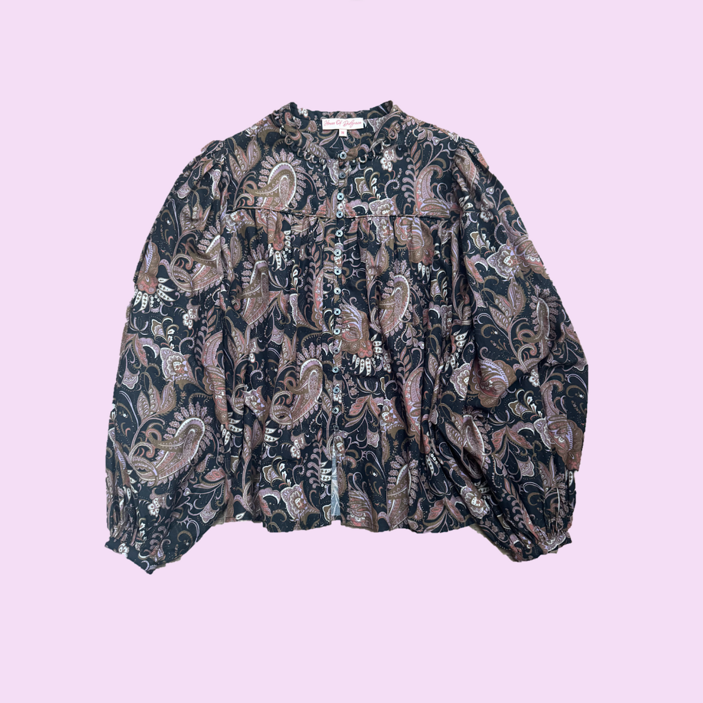 Marianne blouse in our new signature Twilight Paisley print in soft cotton voile